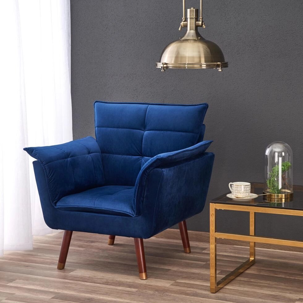 Кресло Halmar REZZO (темно-синий) от компании Интернет-магазин MebelArt - фото 1