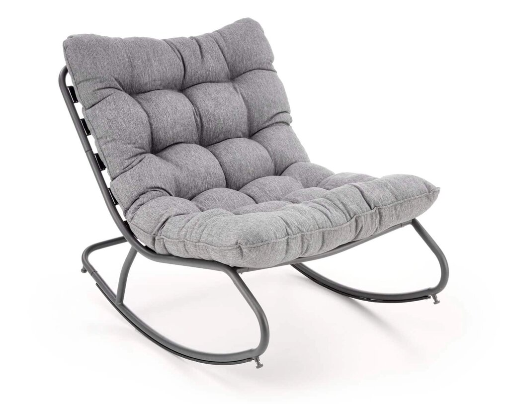 Кресло-качалка Halmar GATTO (серый) от компании Интернет-магазин MebelArt - фото 1