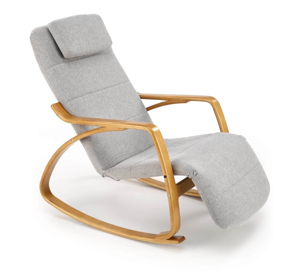 Кресло-качалка Halmar PRIME (серый) от компании Интернет-магазин MebelArt - фото 1