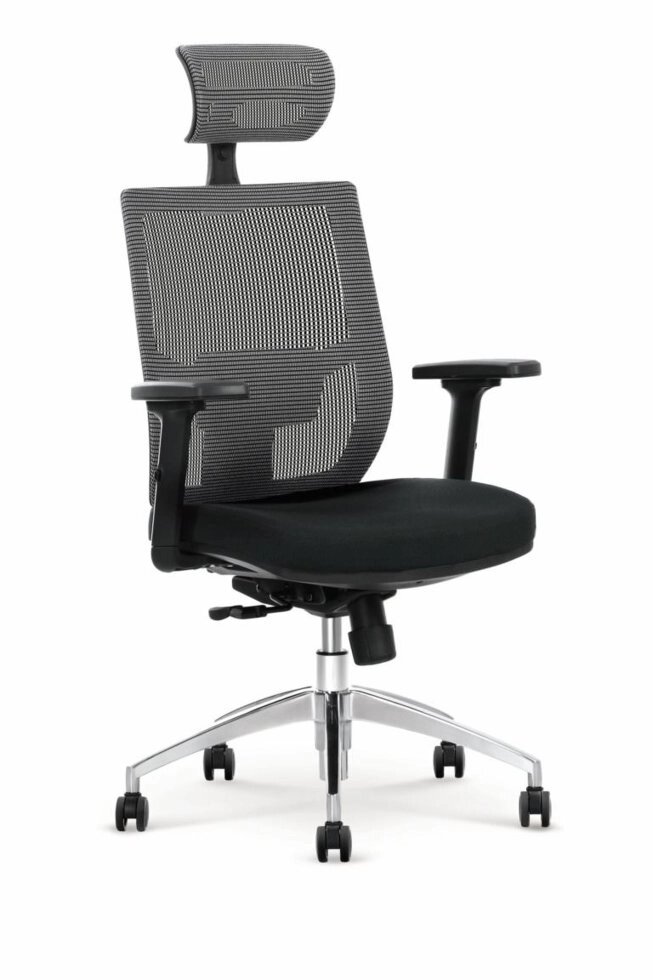 Кресло компьютерное Halmar ADMIRAL (черный/серый) от компании Интернет-магазин MebelArt - фото 1