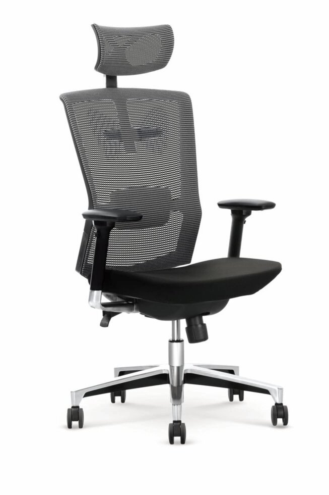 Кресло компьютерное Halmar AMBASADOR (черный/серый) от компании Интернет-магазин MebelArt - фото 1