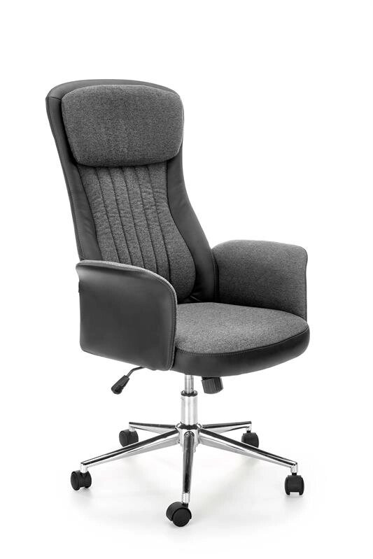 Кресло компьютерное Halmar ARGENTO (графит/черный) от компании Интернет-магазин MebelArt - фото 1