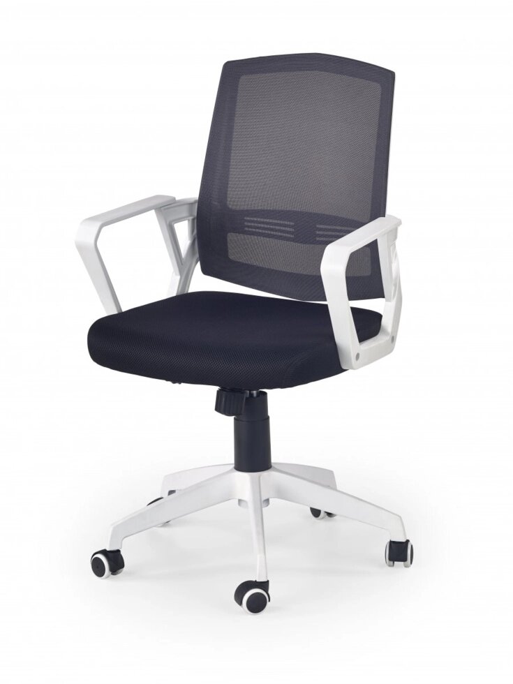Кресло компьютерное Halmar ASCOT (черный/белый) от компании Интернет-магазин MebelArt - фото 1