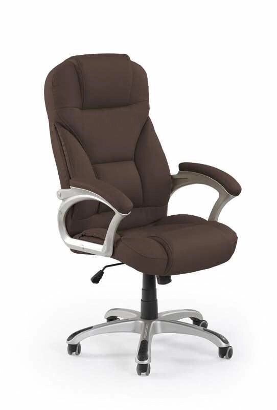 Кресло компьютерное Halmar DESMOND (темно-коричневый) от компании Интернет-магазин MebelArt - фото 1