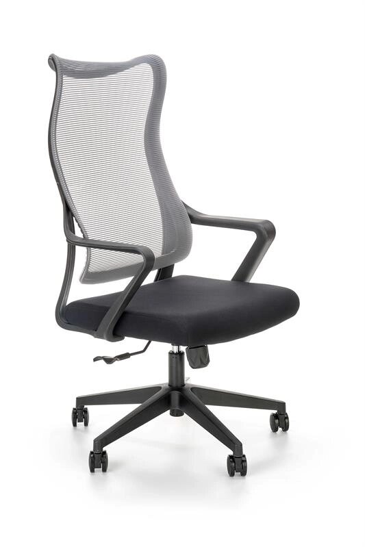Кресло компьютерное Halmar LORETO (серый/черный) от компании Интернет-магазин MebelArt - фото 1