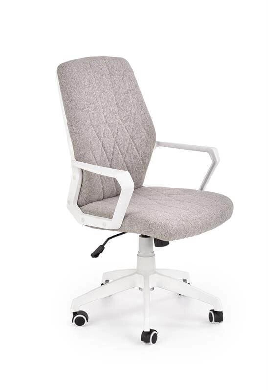 Кресло компьютерное Halmar SPIN 2 (белый/светло-серый) от компании Интернет-магазин MebelArt - фото 1