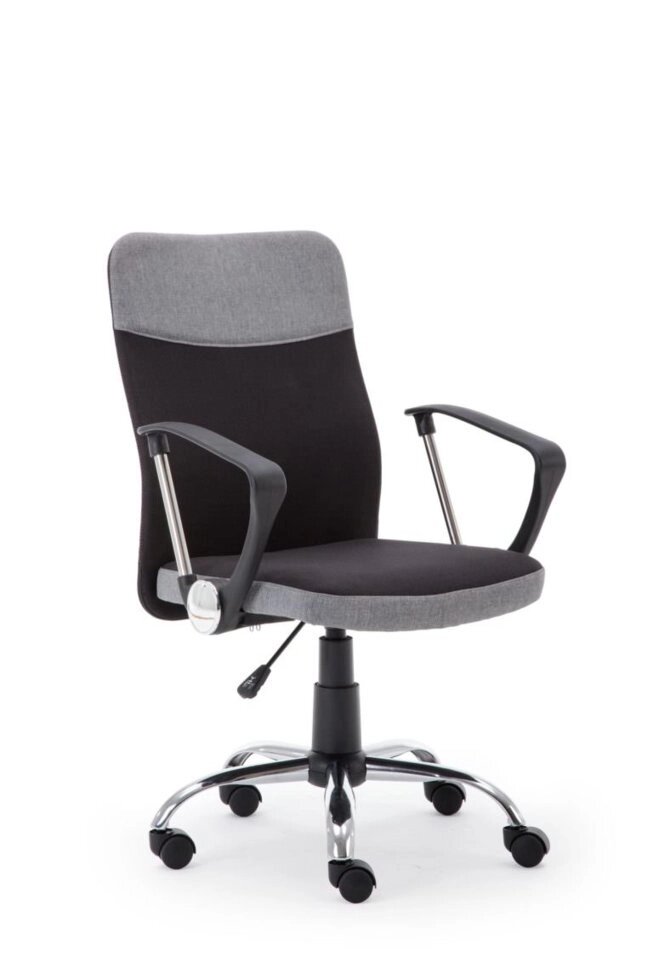 Кресло компьютерное Halmar TOPIC (черный/серый) от компании Интернет-магазин MebelArt - фото 1