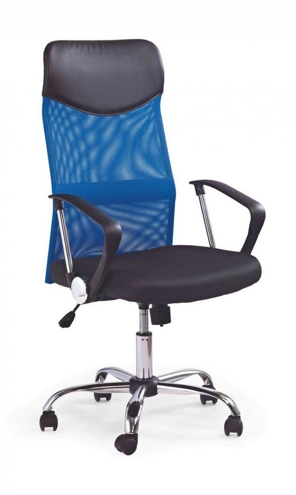 Кресло компьютерное Halmar VIRE (черно-синий) от компании Интернет-магазин MebelArt - фото 1