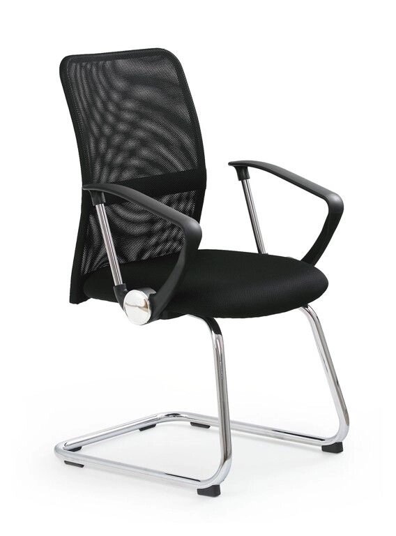 Кресло компьютерное Halmar VIRE SKID (черный) от компании Интернет-магазин MebelArt - фото 1