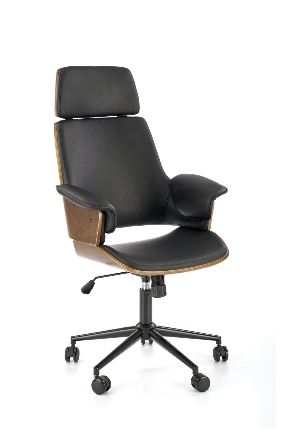 Кресло компьютерное Halmar WEBER (ореховый/черный) от компании Интернет-магазин MebelArt - фото 1