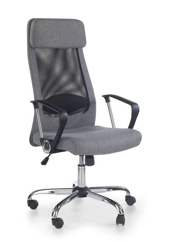 Кресло компьютерное Halmar ZOOM (черно-серый) от компании Интернет-магазин MebelArt - фото 1