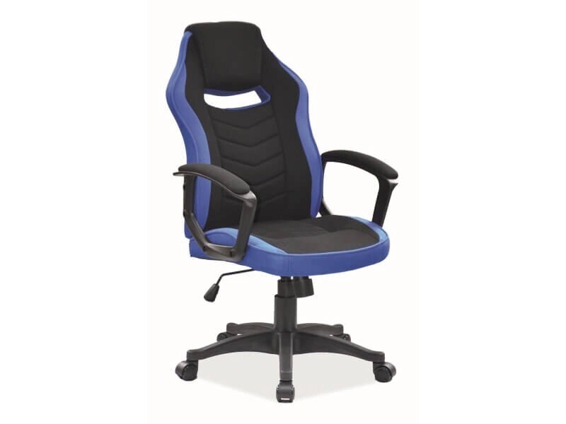 Кресло компьютерное Signal CAMARO (черный/синий) от компании Интернет-магазин MebelArt - фото 1