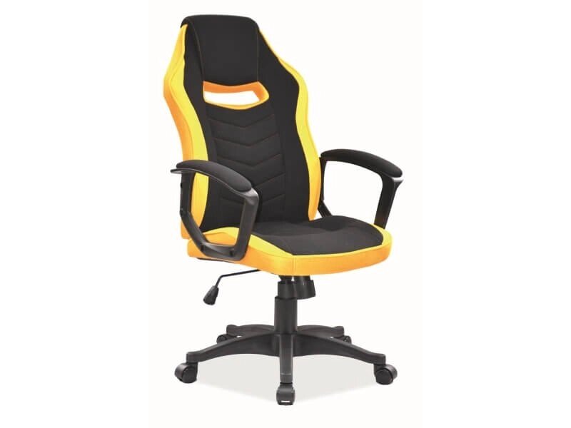 Кресло компьютерное Signal CAMARO (черный/желтый) от компании Интернет-магазин MebelArt - фото 1