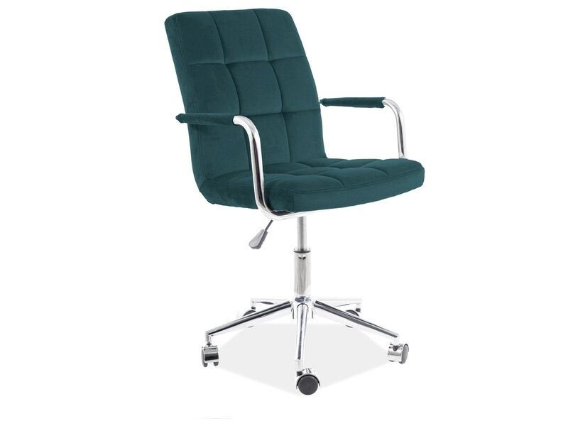Кресло компьютерное SIGNAL Q-022 VELVET  BLUVEL 78 (зеленый) от компании Интернет-магазин MebelArt - фото 1