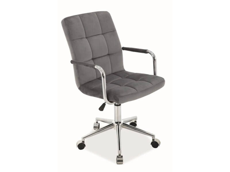 Кресло компьютерное Signal Q-022 VELVET (серый) от компании Интернет-магазин MebelArt - фото 1
