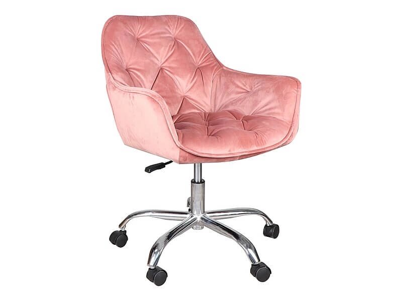 Кресло компьютерное SIGNAL Q-190 VELVET BLUVEL 52 (античный розовый) от компании Интернет-магазин MebelArt - фото 1