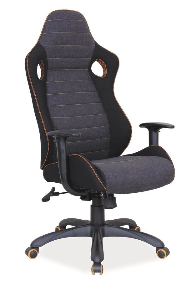 Кресло компьютерное Signal Q-229 (черно-серый) от компании Интернет-магазин MebelArt - фото 1
