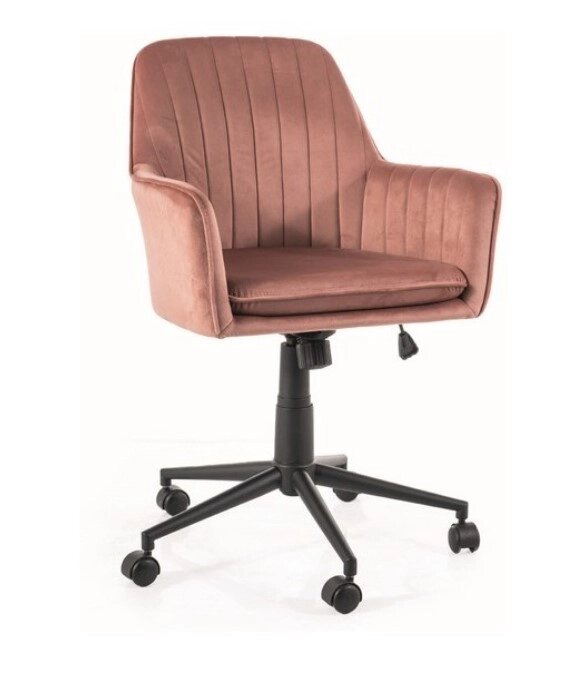 Кресло компьютерное Signal Q-886 VELVET (античный розовый) от компании Интернет-магазин MebelArt - фото 1