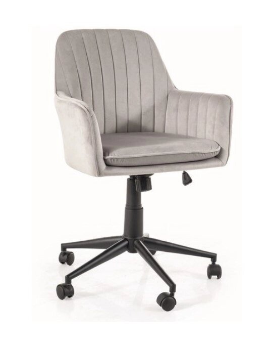 Кресло компьютерное Signal Q-886 VELVET (светло-серый) от компании Интернет-магазин MebelArt - фото 1
