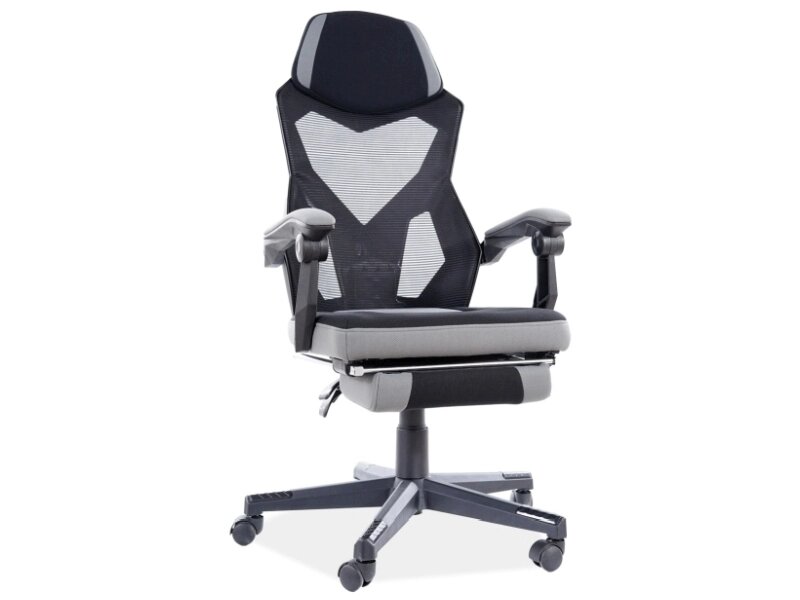Кресло компьютерное SIGNAL Q-939 (черный/серый) от компании Интернет-магазин MebelArt - фото 1