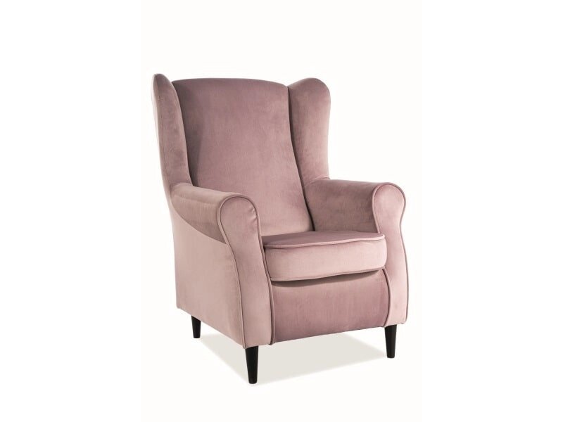 Кресло Signal BARON Velvet Bluvel 52 (античный розовый) от компании Интернет-магазин MebelArt - фото 1