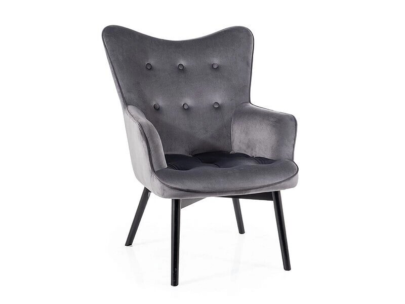 Кресло Signal CARMEN VELVET (серый) от компании Интернет-магазин MebelArt - фото 1