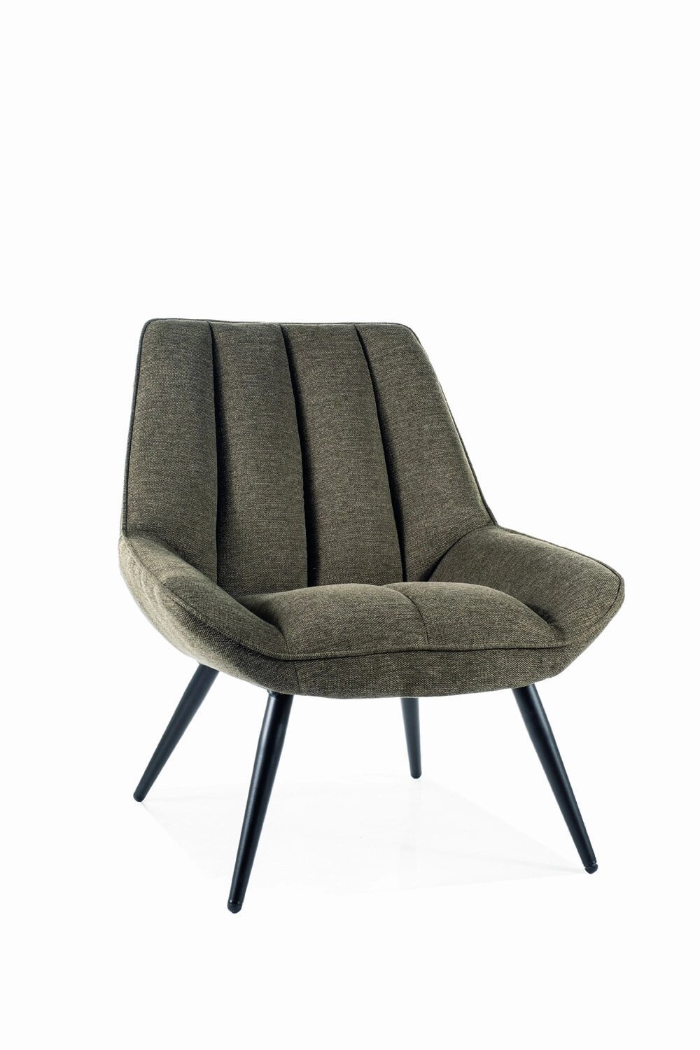 Кресло SIGNAL CELLA Brego 77 (оливковый/черный) от компании Интернет-магазин MebelArt - фото 1