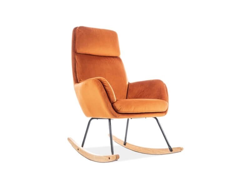 Кресло Signal HOOVER VELVET (оранжевый) от компании Интернет-магазин MebelArt - фото 1