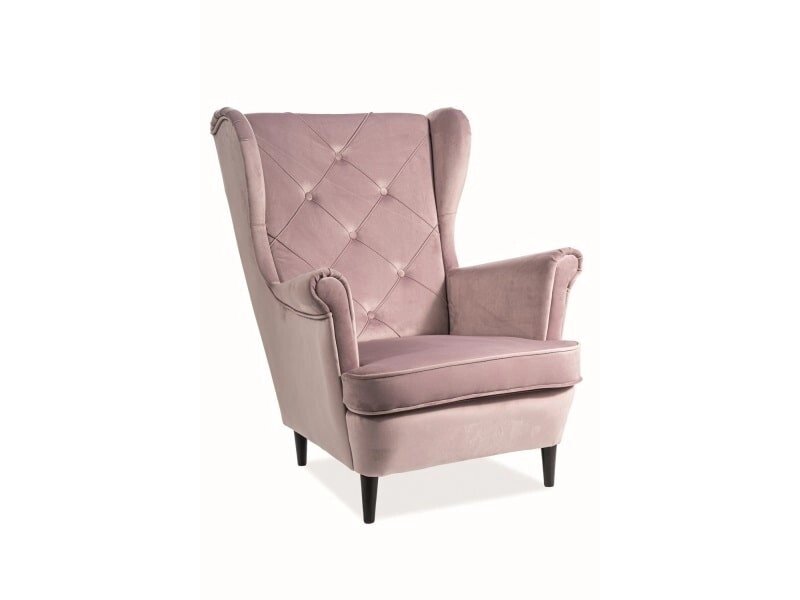 Кресло Signal LADY Velvet Bluvel 52 (античный розовый) от компании Интернет-магазин MebelArt - фото 1