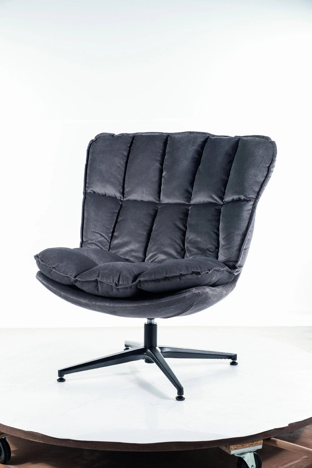 Кресло SIGNAL VESTA Velvet (серый/черный) от компании Интернет-магазин MebelArt - фото 1