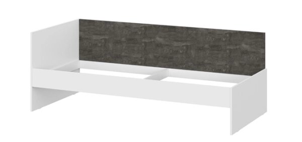 Кровать-диван SV-МЕБЕЛЬ (МС Анри К) белый текстурный/железный камень 90/200 от компании Интернет-магазин MebelArt - фото 1