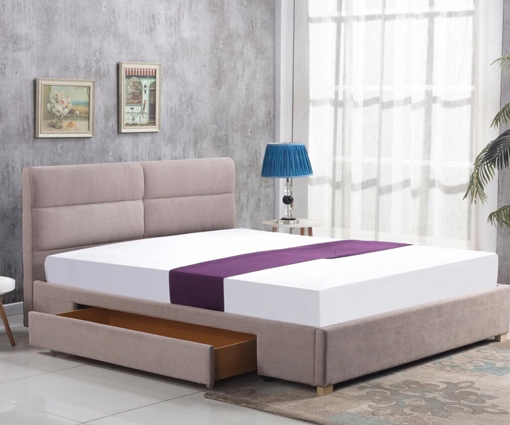 Кровать Halmar MERIDA (бежевый) 160/200 от компании Интернет-магазин MebelArt - фото 1