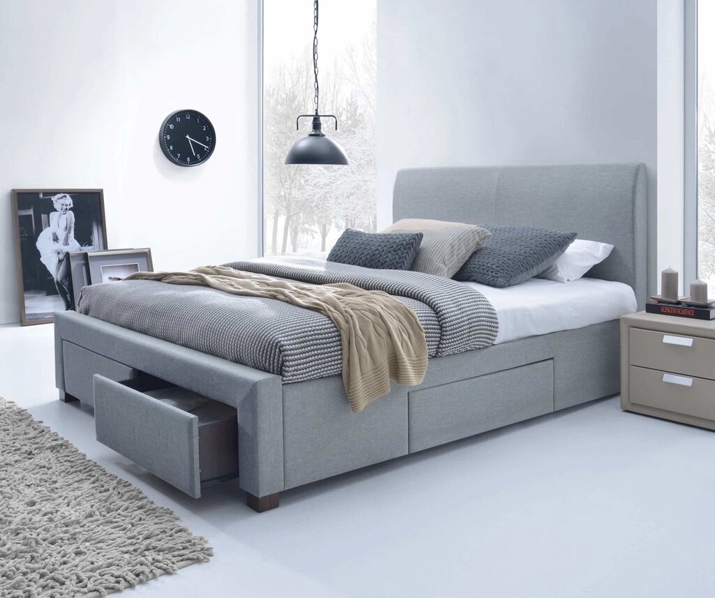 Кровать Halmar MODENA (серый) от компании Интернет-магазин MebelArt - фото 1