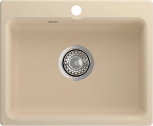 Кухонная мойка GRANFEST SMART SM-520 бежевый, без сифона
