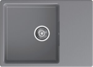Кухонная мойка granfest URBAN UR-668L темно-серый