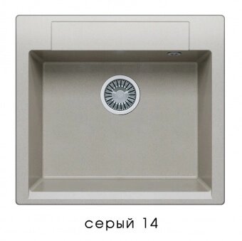Кухонная мойка Polygran ARGO-560 №14 (серый) от компании Интернет-магазин MebelArt - фото 1