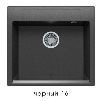 Кухонная мойка Polygran ARGO-560 №16 (черный) от компании Интернет-магазин MebelArt - фото 1