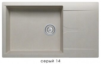 Кухонная мойка Polygran GALS-862 (№14 серый) от компании Интернет-магазин MebelArt - фото 1