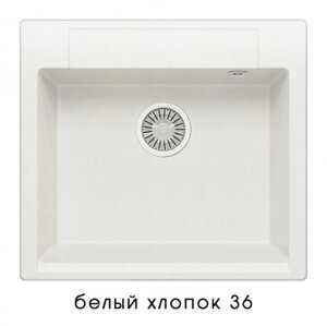 Кухонная мойка Polygran ARGO-560 №36 (белый хлопок)
