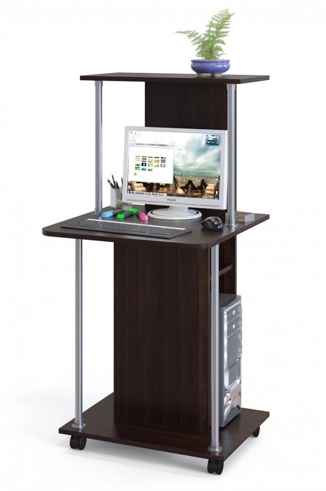 Стол компьютерный Сокол КСТ-12 (венге) от компании Интернет-магазин MebelArt - фото 1