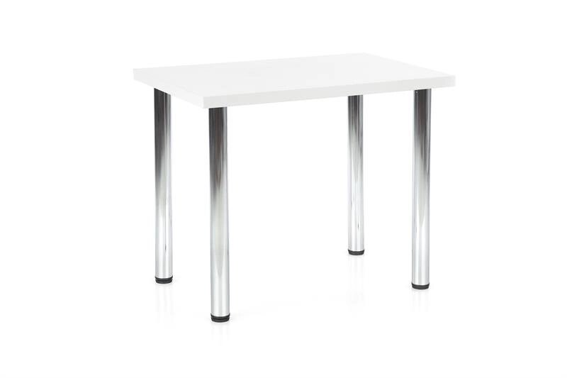 Стол обеденный Halmar MODEX 90 (белый/хром) от компании Интернет-магазин MebelArt - фото 1