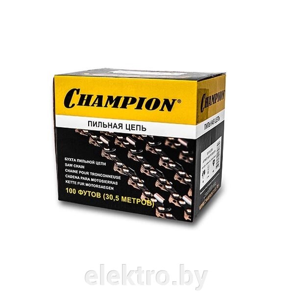 CHAMPION A043-PX100R бухта цепи 3/8"-1,1-1640 зв.(90PX) от компании ООО "ТК Эльдорадо" - фото 1