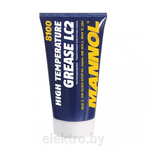 Масло MANNOL HIGH TEMPERATURE GREASE LC-2 смазка MANNOL HIGH TEMPERATURE GREASE LC-2, 230 гр. от компании ООО "ТК Эльдорадо" - фото 1