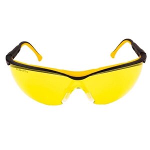 PIT MSG-402 очки защитные (поликарбонат, желтые, покрытие super, мягкий носоупор, регулировка дужек)