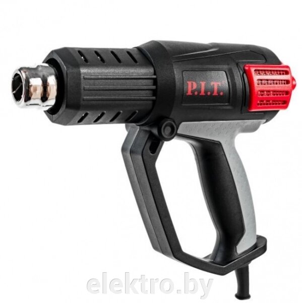 PIT PHG 2001-C PRO термопистолет, 230В., 50Гц., 2 кВт. 2000Вт., темп 50-650*С, возд. поток 250-500л/мин от компании ООО "ТК Эльдорадо" - фото 1