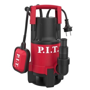 PIT PSW550-W насос дренажный, 220 В/50 Гц, 550 Вт, напор 9 м, 9 м. куб. ч, удар. пластик