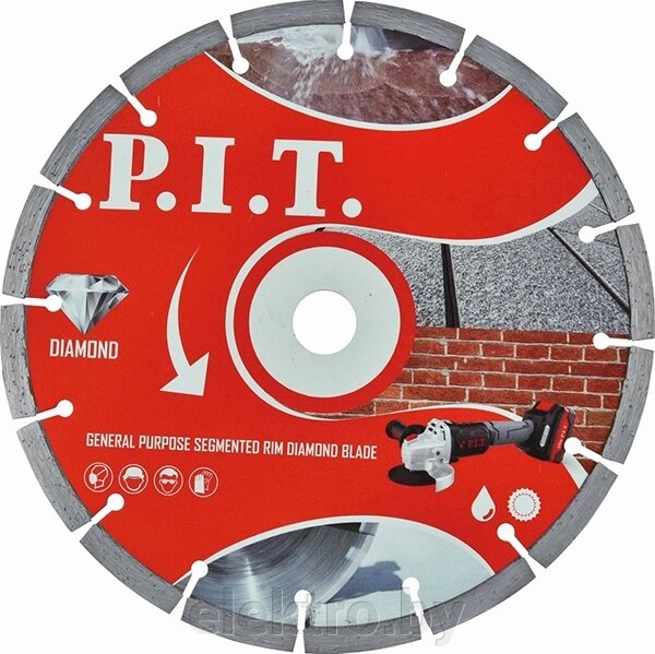 PIT расходник ACTW02-G230 диск алмазный отрезной (сегментированный) P. I.T. 230x22,2x1,4 мм от компании ООО "ТК Эльдорадо" - фото 1