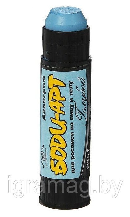Аквагрим "Боди-арт", карандаш 15 гр, голубой от компании Интернет-магазин игрушек «ИграМаг» - фото 1