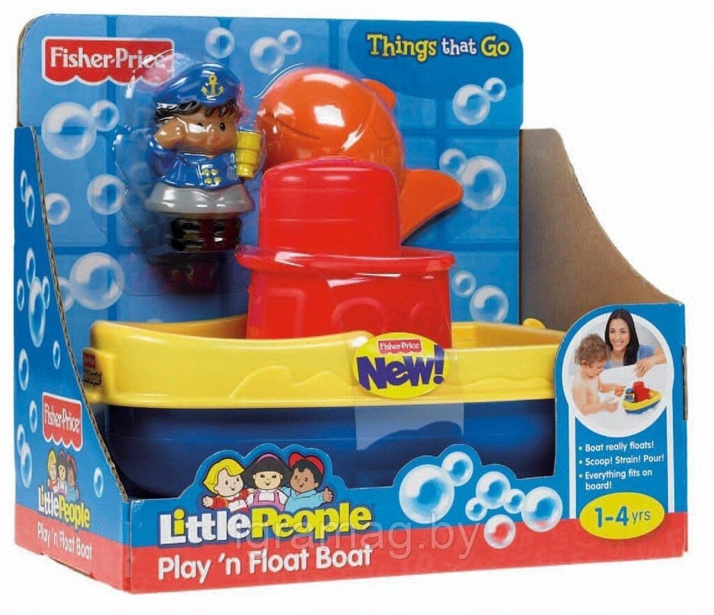 Игровой набор для ванной Кораблик Фішер-Прайс от компании Интернет-магазин игрушек «ИграМаг» - фото 1