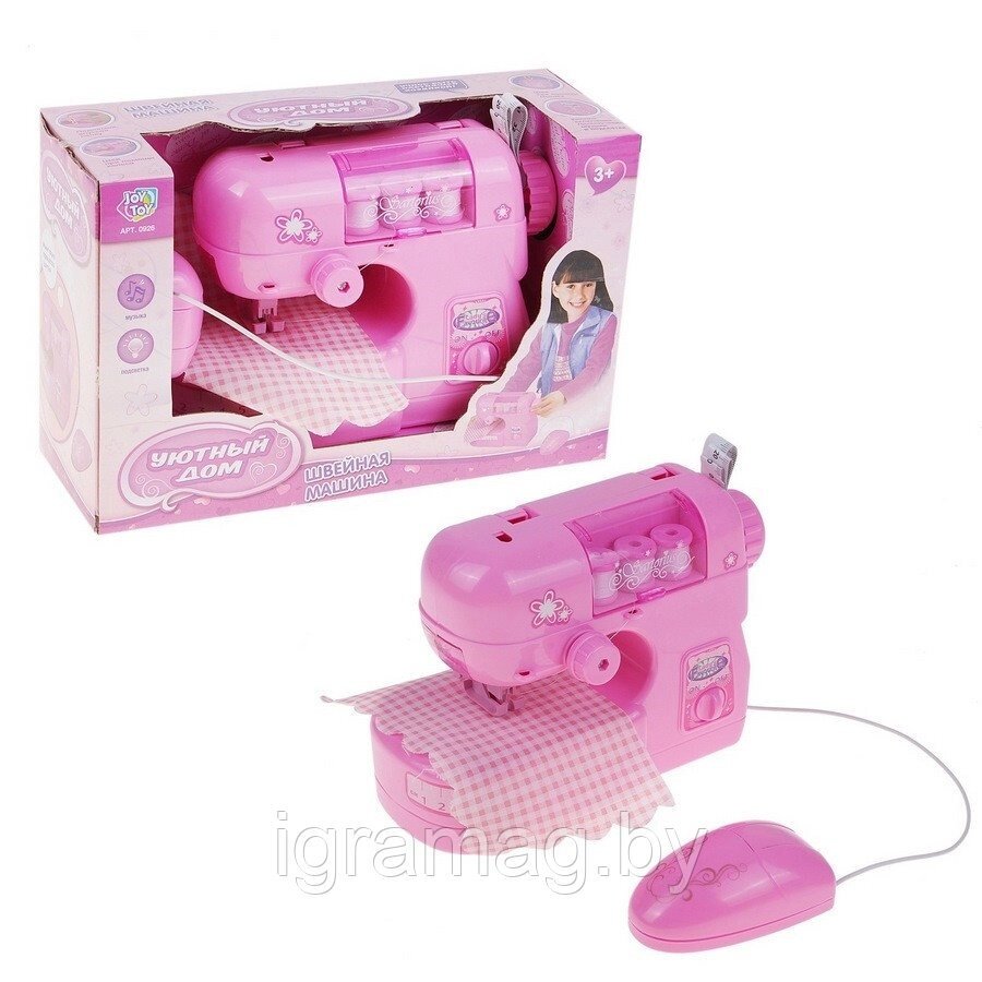 Игрушка детская Beles швейная машинка шьет, свет 27,5*18*10,5 см от компании Интернет-магазин игрушек «ИграМаг» - фото 1